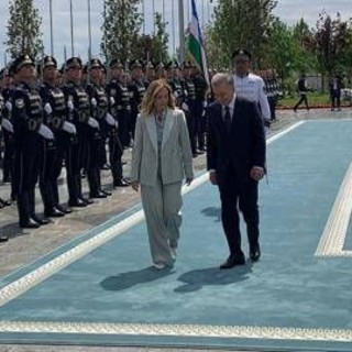 Meloni in Uzbekistan: &quot;Samarcanda crocevia legami tra Europa e Asia&quot;
