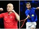 Laver Cup, Agassi 'imbarazza' Cobolli: "Quanto sei bello Flavio" Laver Cup, Agassi 'imbarazza' Cobolli: "Quanto sei bello Flavio"