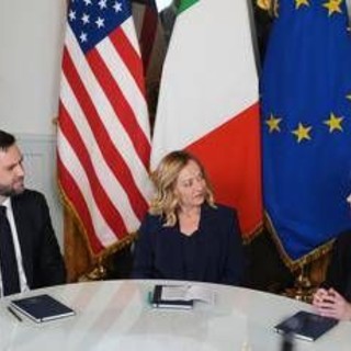 Meloni incontra Vance e von der Leyen: &quot;Spero oggi sia nuovo inizio&quot;