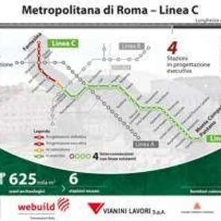 Webuild, affidato al Consorzio Metro C contratto da 776 milioni per nuova tratta t1 della metro di Roma Webuild, affidato al Consorzio Metro C contratto da 776 milioni per nuova tratta t1 della metro di Roma