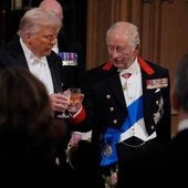 Trump al banchetto di Re Carlo: &quot;Seconda visita di Stato tra i più grandi onori della mia vita&quot;