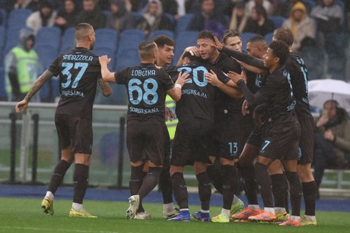 Lazio-Napoli 0-2, a segno Spinazzola e Rrahmani