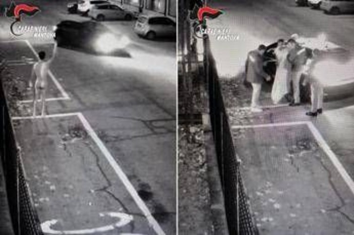 Vaga nudo e lascia droga davanti alla caserma dei carabinieri, 43enne denunciato Vaga nudo e lascia droga davanti alla caserma dei carabinieri, 43enne denunciato