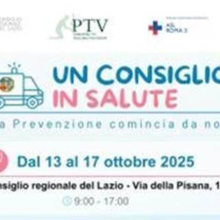 Nel Lazio torna un 'Consiglio in Salute', programma gratuito di prevenzione