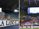 Lazio-Roma, il derby delle curve e delle coreografie - Video