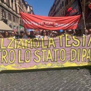 Dl sicurezza, manifestazione a Roma: &quot;Siamo 150mila, questo decreto lo smontiamo&quot;