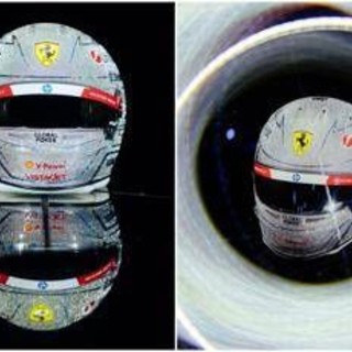 Hamilton, casco speciale e... splendente a Las Vegas