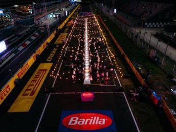 Barilla, con 'La tavolata' riunisce la famiglia del paddock sulla griglia di partenza di Monza﻿