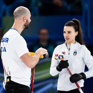 Il curling si tinge d’azzurro, Constantini e Mosaner di bronzo nel doppio misto