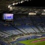 Lazio-Genoa in campo nel deserto, lo stadio Olimpico è vuoto Lazio-Genoa in campo nel deserto, lo stadio Olimpico è vuoto