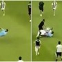 Juventus, invasione di campo e intervento killer di un tifoso su Gatti Juventus, invasione di campo e intervento killer di un tifoso su Gatti