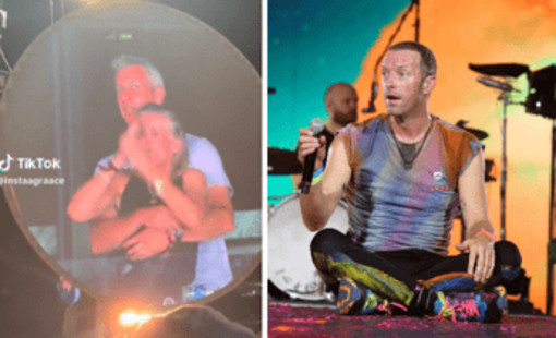I Coldplay e la kiss cam, Martin avverte: &quot;Se dovete truccarvi, fatelo ora&quot;
