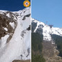 Gran Sasso, valanga ai valloni di Campo Imperatore: verifiche in corso Gran Sasso, valanga ai valloni di Campo Imperatore: verifiche in corso