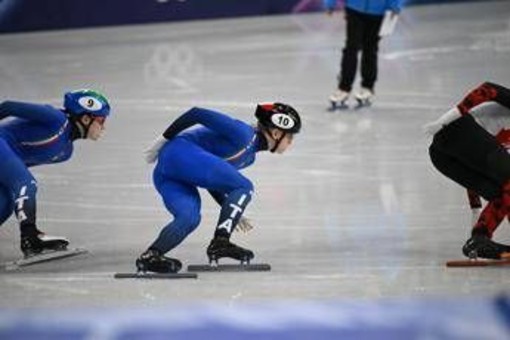 Milano Cortina, argento Italia in staffetta femminile short track Milano Cortina, argento Italia in staffetta femminile short track