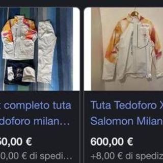 Milano Cortina, le tute dei tedofori in vendita a prezzi folli su piattaforme online Milano Cortina, le tute dei tedofori in vendita a prezzi folli su piattaforme online