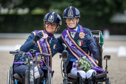 Paradressage, Morganti e Salvadè doppio bronzo in apertura ai Mondiali di Aachen