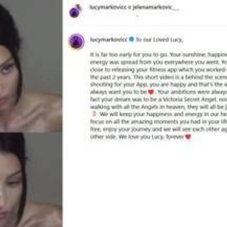 E' morta la top model Lucy Markovic, aveva 27 anni