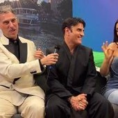 Eurovision, l'emozione di Sal Da Vinci e l'augurio di Conti: "Vinci, sono i mondiali di canto"