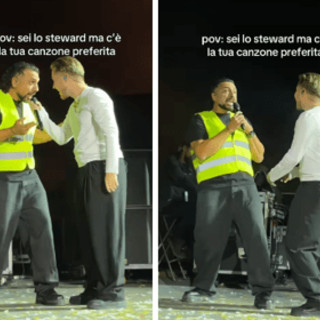 Alfa all'Arena di Verona, il duetto con lo steward diventa virale: "Ma la sai?" - Il video