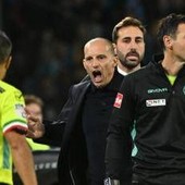 Stangata per Allegri, due giornate di squalifica e multa dopo l'espulsione con la Roma Stangata per Allegri, due giornate di squalifica e multa dopo l'espulsione con la Roma