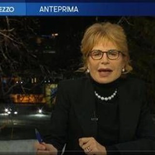 Incendio a Davos, Lilli Gruber via dallo studio di Otto e Mezzo Incendio a Davos, Lilli Gruber via dallo studio di Otto e Mezzo