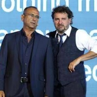 Pieraccioni, la gag 'contro' Carlo Conti a Sanremo: "Topo Gigio, Sandokan, manca solo..."