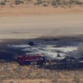 Usa, bombardiere B-52 si schianta dopo il decollo in California