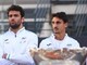 Berrettini, calcio-tennis con Sonego alle Atp Finals. E Zverev (in panchina) se la ride... Berrettini, calcio-tennis con Sonego alle Atp Finals. E Zverev (in panchina) se la ride...