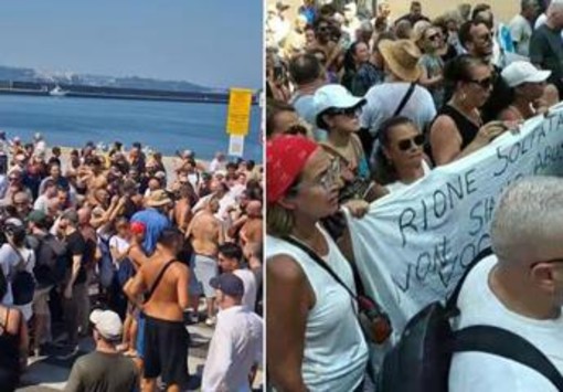 Campi Flegrei, esplode la protesta dopo il terremoto: porto di Pozzuoli bloccato Campi Flegrei, esplode la protesta dopo il terremoto: porto di Pozzuoli bloccato