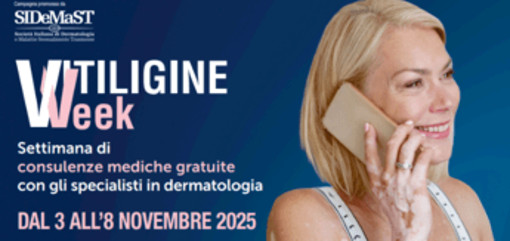 Salute, dal 3 all'8 novembre Vitiligine Week con visite gratuite in più di 35 centri Salute, dal 3 all'8 novembre Vitiligine Week con visite gratuite in più di 35 centri