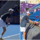 Sinner, primo allenamento a Doha: servizio e... autografi