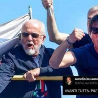 Napoli, Conte rinnova. De Laurentiis: &quot;Avanti tutta, più forti di prima&quot;