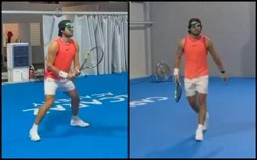 Alcaraz e... quel 'cono' sull'occhio: ecco perché allenarsi bendati migliora le performance Alcaraz e... quel 'cono' sull'occhio: ecco perché allenarsi bendati migliora le performance