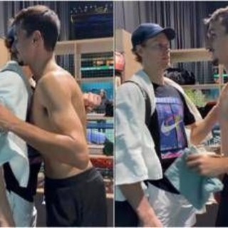 Sinner, incontro con Sonego a Parigi: "Hai vinto?" Sinner, incontro con Sonego a Parigi: "Hai vinto?"