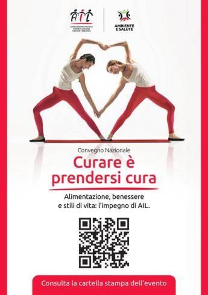 Convegno Ail, esperti a confronto su alimentazione e stili di vita in oncoematologia