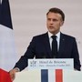 Macron: &quot;Libertà mai così minacciata dal 1945, pace dipende da noi&quot;