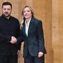 Ucraina, incontro Meloni-Zelensky: "Italia interessata a produzione congiunta droni"