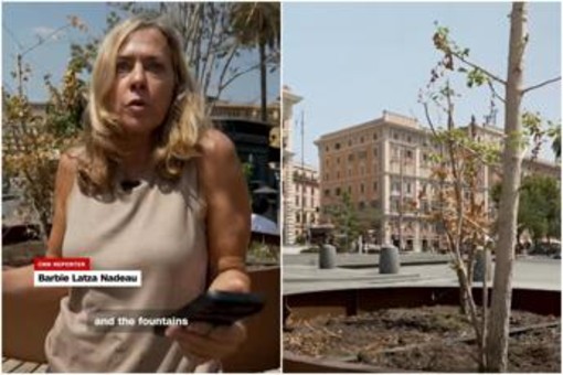 Cnn: "Roma ha speso milioni per riqualificare piazza Risorgimento, ora alberi secchi e fontane non ci sono"