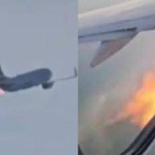 Fiamme da un aereo American Airlines dopo il decollo e atterraggio d'emergenza: "Uccelli hanno colpito il motore"