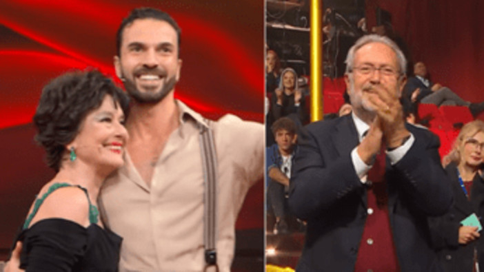 Ballando, Monica Guerritore riceve la standing ovation e si commuove: in piedi il marito Roberto Zaccaria Ballando, Monica Guerritore riceve la standing ovation e si commuove: in piedi il marito Roberto Zaccaria