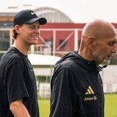 Sinner fa visita alla Juve, l'incontro con Spalletti