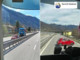 Auto contromano sulla Valsugana, camionista mette di traverso il suo tir e la blocca