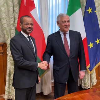 Tajani a ministro Esteri Oman “Sostegno a mediazione tra Usa e Iran”
